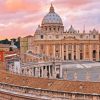 Sistine Chapel At Sunset Diamond Painting