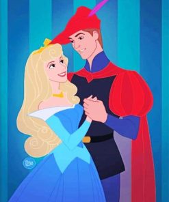 Sleeping Beauty And Prince Diamond Painting