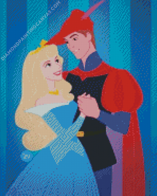 Sleeping Beauty And Prince Diamond Painting