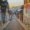 South Korea Bukchon Hanok Diamond Painting