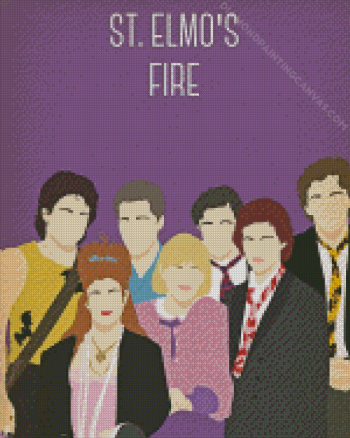 St Elmos Fire Poster Diamond Painting