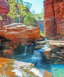 Weano Gorge Karijini National Park Diamond Painting