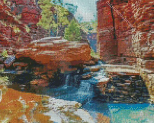 Weano Gorge Karijini National Park Diamond Painting