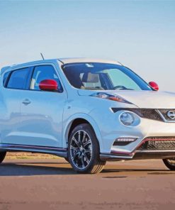 White Nissan Juke Diamond Painting