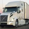 White Volvo Truck Diamond Painting