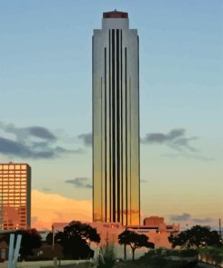 Williams Tower In Houston Diamond Painting