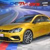 Yellow Vw golf 7 R Diamond Painting