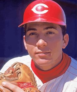 Young Johnny Bench Diamond Painting