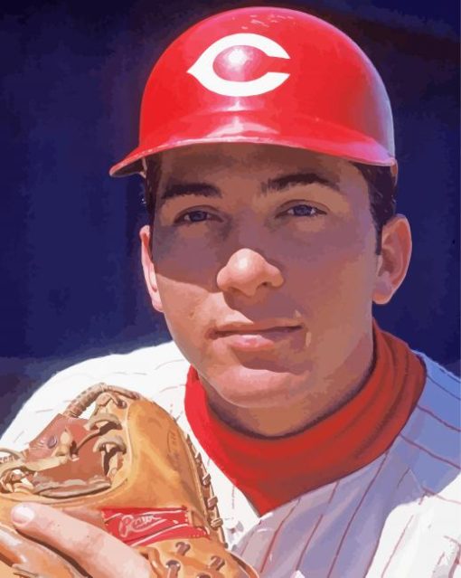 Young Johnny Bench Diamond Painting