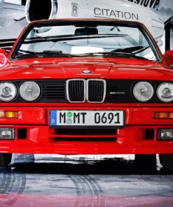 1991 Red BMW E30 Diamond Painting