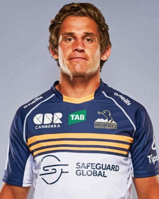 ACT Brumbies Rugby Player Diamond Painting