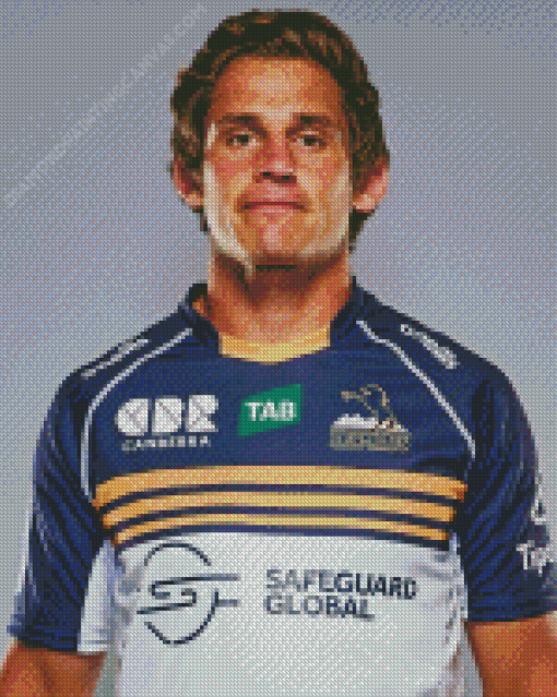 ACT Brumbies Rugby Player Diamond Painting