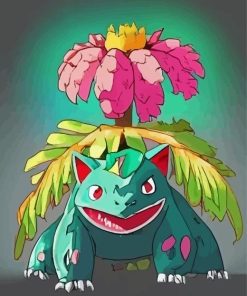 Abstract Venusaur Diamond Painting