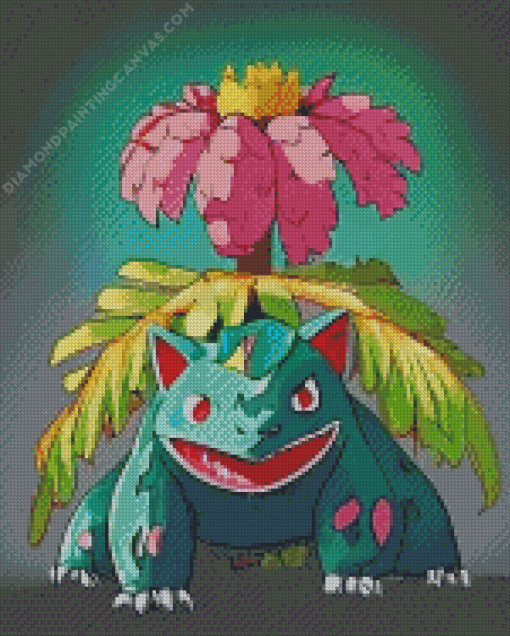 Abstract Venusaur Diamond Painting