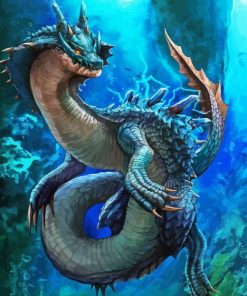 Aesthetic Lagiacrus Diamond Painting