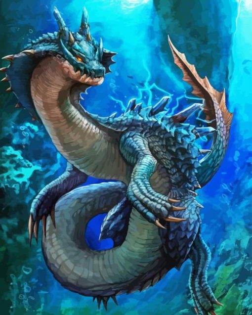 Aesthetic Lagiacrus Diamond Painting