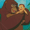 Baby Tarzan Diamond Painting