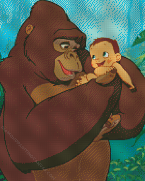 Baby Tarzan Diamond Painting