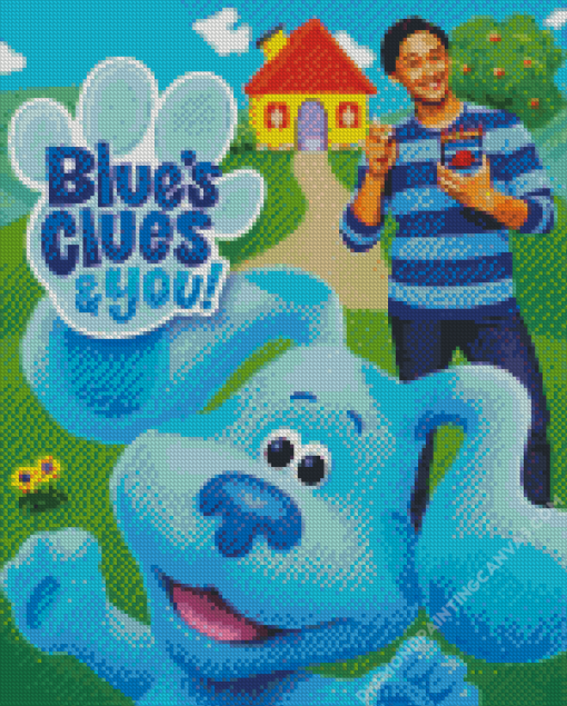 Blues Clues Animation Diamond Painting