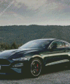 Bullitt Mustang Diamond Painting