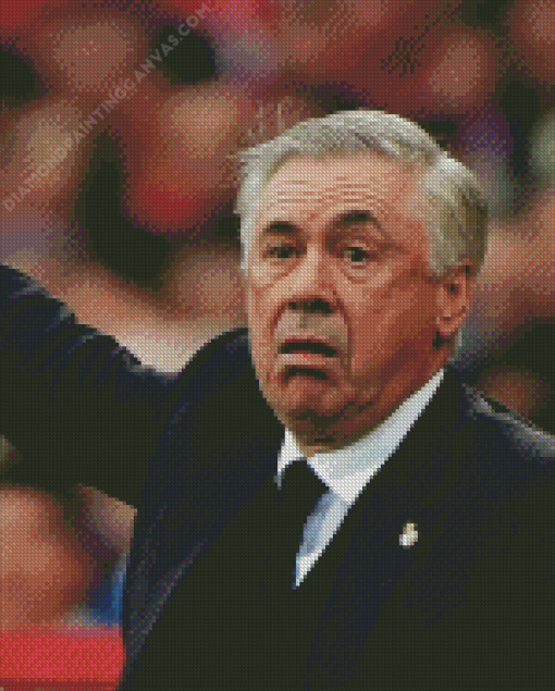 Carlo Ancelotti Diamond Painting