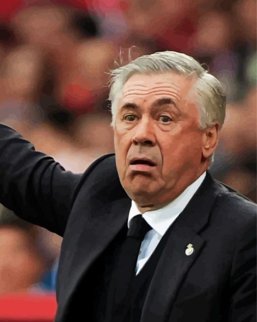 Carlo Ancelotti Diamond Painting