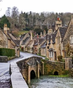 Castle Combe Diamond Painting