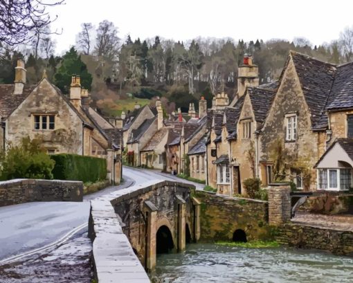 Castle Combe Diamond Painting