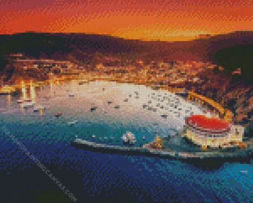 Catalina Island Sunset Diamond Painting