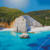 Cephalonia Beach Diamond Painting