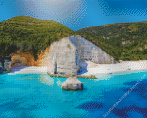 Cephalonia Beach Diamond Painting