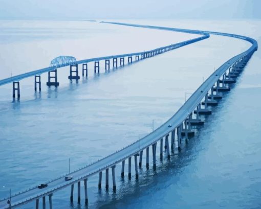 Chesapeake Bay Bridge Diamond Painting