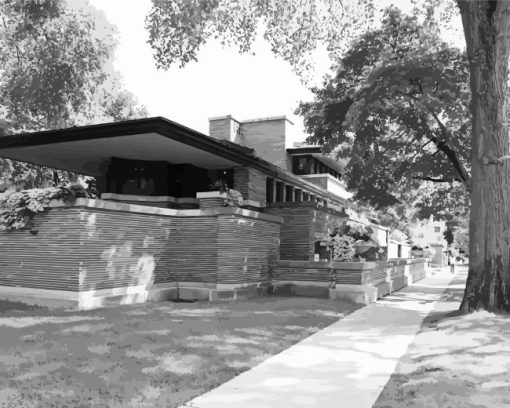 Chicago Robie House Diamond Painting