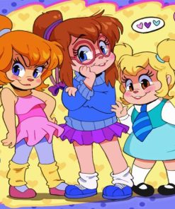 Chipettes Diamond Painting