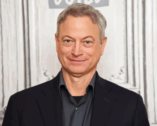 Classy Gary Sinise Diamond Painting