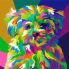 Colorful Maltese Diamond Painting