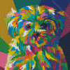 Colorful Maltese Diamond Painting