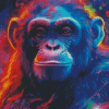 Colorful Monkey Diamond Painting