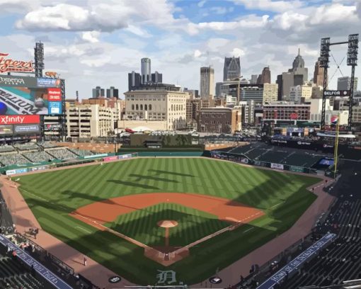 Comerica Park Diamond Painting