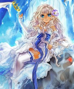 Cute Ice Queen Anime Diamond Painting