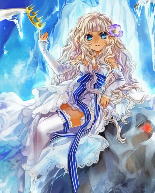 Cute Ice Queen Anime Diamond Painting