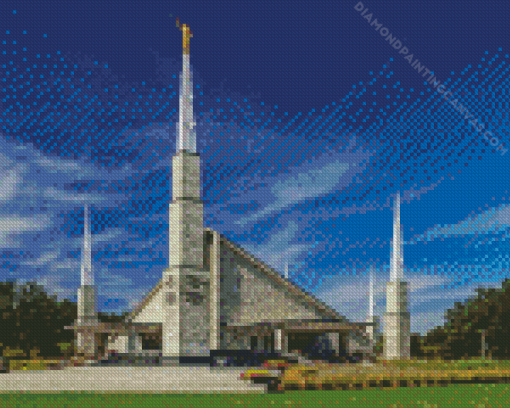 Dallas Temple Diamond Painting