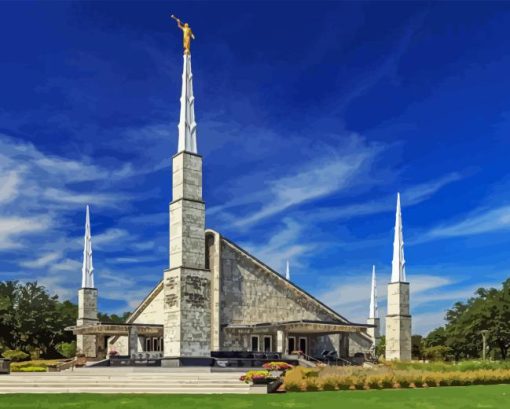 Dallas Temple Diamond Painting