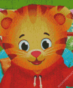 Daniel Tiger Diamond Painting