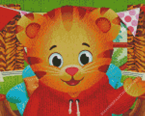 Daniel Tiger Diamond Painting