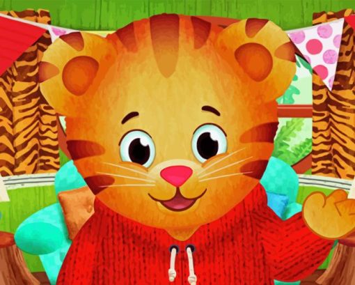 Daniel Tiger Diamond Painting