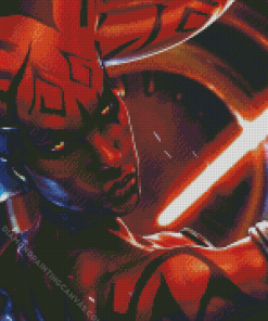 Darth Talon Red Lady Diamond Painting