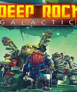 Deep Rock Galactic Poster Diamond Painting