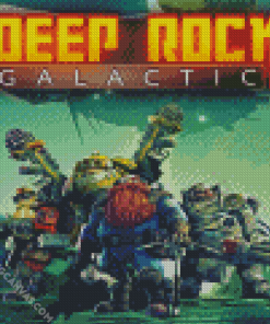 Deep Rock Galactic Poster Diamond Painting