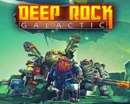 Deep Rock Galactic Poster Diamond Painting